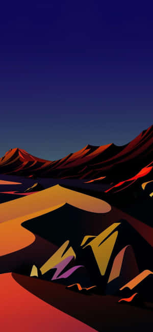 Abstract Desert Landscapei Phone Wallpaper Wallpaper