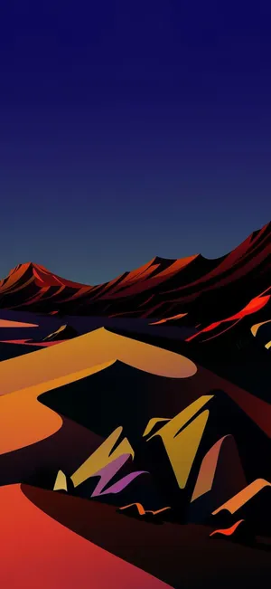 Abstract Desert Landscapei Phone Wallpaper Wallpaper