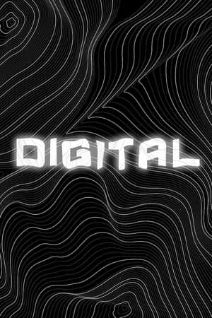 Abstract Digital Topography Art Wallpaper