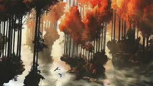 Abstract Explosion Wallpaper