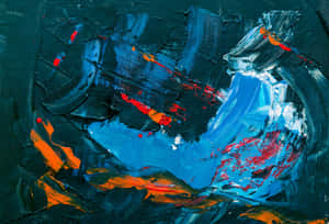 Abstract Expressionism Painting Wallpaper