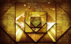 Abstract Eye Overlooking The Horizon Wallpaper