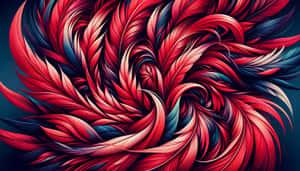 Abstract Feather Artwork Wallpaper