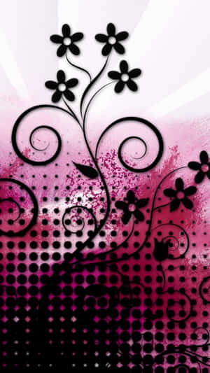 Abstract Floral Design Artwork Wallpaper