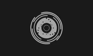 Abstract Geometric Circle Design Wallpaper