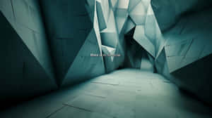 Abstract Geometric Corridor There Is No Tomorrow Wallpaper