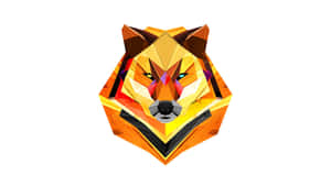 Abstract Geometric Fox Artwork Wallpaper