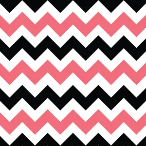 Abstract Geometric Pattern In Pink, Black And White. Wallpaper