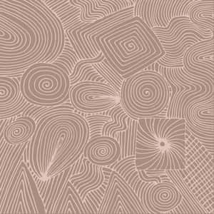 Abstract Geometric Patterns Brown Tones Wallpaper