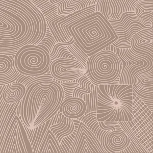 Abstract Geometric Patterns Brown Tones Wallpaper