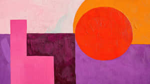 Abstract Geometric Shapes Art Wallpaper