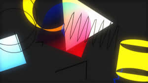 Abstract Geometric Shapes Art Wallpaper