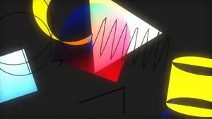 Abstract Geometric Shapes Art Wallpaper