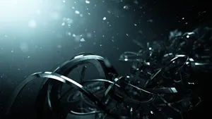 Abstract Geometric Shapes Forming A Stunning Visual Wallpaper Wallpaper