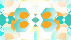 Abstract Geometric Shapes Pattern Wallpaper