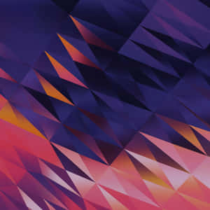 Abstract Geometric Triangles Gradient Wallpaper