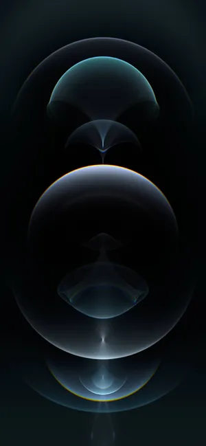 Abstract Glowing Spheres Wallpaper Wallpaper