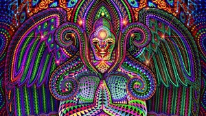 Abstract God Psychedelic 4k Wallpaper