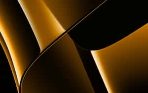 Abstract_ Golden_ Curves_ Background Wallpaper