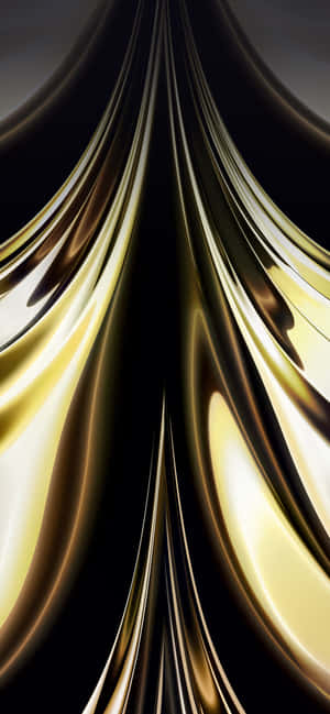 Abstract Golden Swirls Mac Book Air M2 Wallpaper Wallpaper