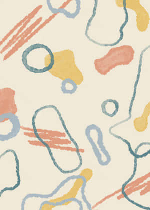 Abstract Graffiti Inspired Pattern Wallpaper