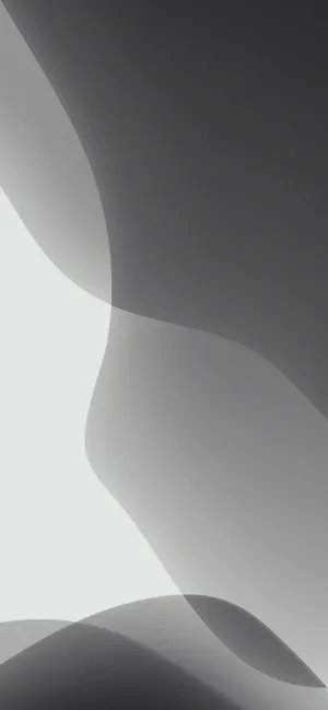 Abstract Gray Waves Wallpaper