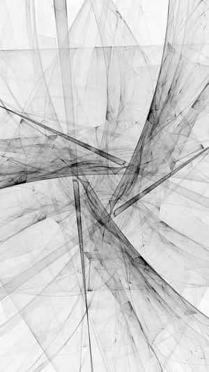 Abstract Gray White Fractal Art Wallpaper