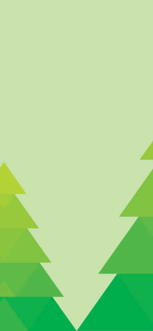 Abstract Green Triangle Forest Background Wallpaper