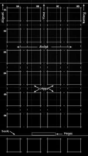 Abstract Grid Aesthetic Pattern For The Iphone Wallpaper