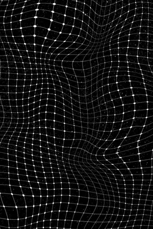 Abstract Grid Distortion Wallpaper