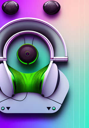 Abstract Headphones Artwork Wallpaper