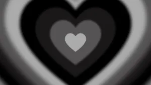 Abstract Heart Aura Background Wallpaper