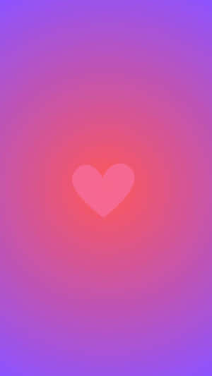 Abstract Heart Gradient Background Wallpaper
