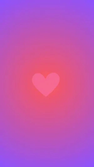 Abstract Heart Gradient Background Wallpaper