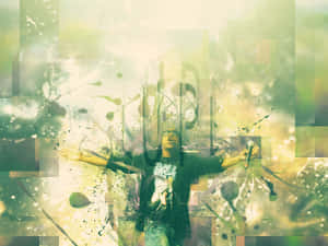 Abstract Hip Hop Artist Performance Wallpaper