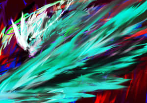 Abstract Kaiju Energy Surge Wallpaper