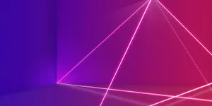 Abstract Laser Light Display Wallpaper