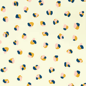 Abstract Leopard Print Pattern Wallpaper
