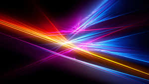 Abstract Light Beams Wallpaper