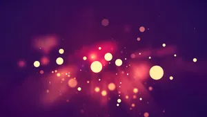 Abstract Light Orbs Wallpaper