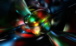 Abstract Light Reflections Wallpaper