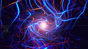 Abstract Light Swirls Wallpaper