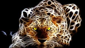 Abstract Lion Artwork Wallpaper