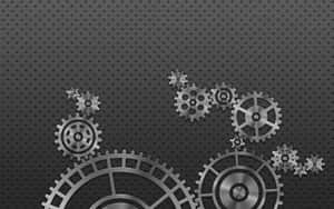 Abstract Mechanical Gears Background Wallpaper