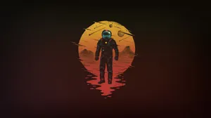 Abstract Minimal Art Painting Wallpaper