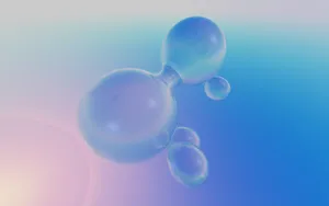 Abstract Molecular Structure Art Wallpaper