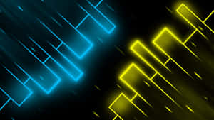 Abstract Neon Light Streaks Wallpaper