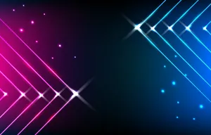 Abstract Neon Lights Background Wallpaper