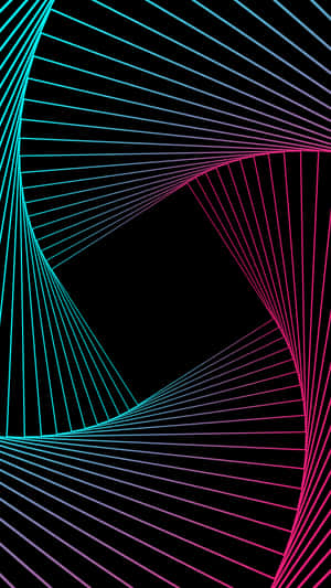 Abstract Neon Lines Background Wallpaper