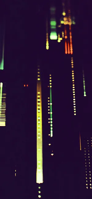 Abstract Night Lights Blur Wallpaper